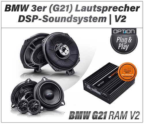 BMW 3er G21 RAM DSP-Soundanlage einbauen Artikel V2