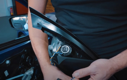 BMW 3er G21 RAM DSP-Soundanlage einbauen Hochtöner einbauen