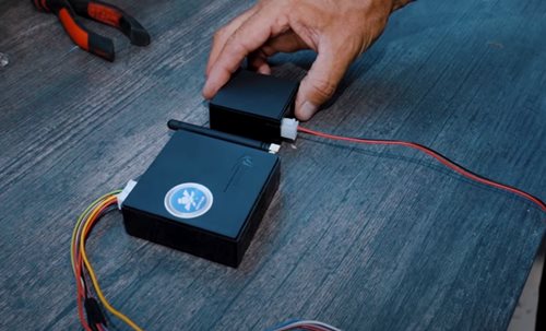 Fiat Ducato Thitronik Alarmanlage einbauen Pro-finder Bluetooth Vernetzungsmodul