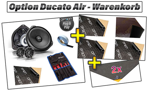 Fiat Ducato Lautsprecher einbauen Option Air165DUC Warenkorb
