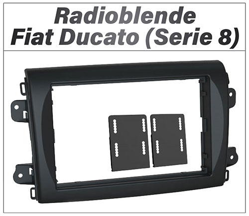 Fiat Ducato Serie 8 Doppel-DIN Radioblende einbauen Artikel