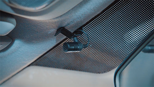 Ford Transit 2G Autoradio einbauen Mikrofon installieren