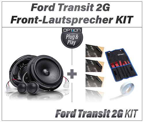 Ford Transit 2G Lautsprecher einbauen Komplett-Set