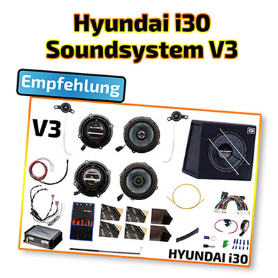 Hyundai i30 N Soundsystem einbauen mit Subwoofer Soundpaket V3