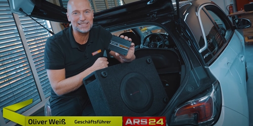 Opel Adam DSP-Endstufe Subwoofer einbauen Begrüßung