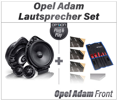 Opel Adam Lautsprecher einbauen Set
