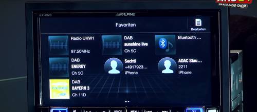 Alpine ILX702D - 2-DIN Autoradio mit Apple CarPlay Android Auto DAB - ARS24 Video 