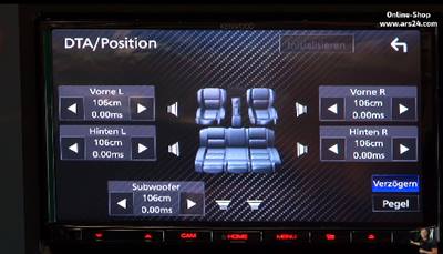 Kenwood DDX9717BTS - 2-DIN Autoradio mit Apple CarPlay Android Auto - Sound Features Audio Einstellungen - ARS24