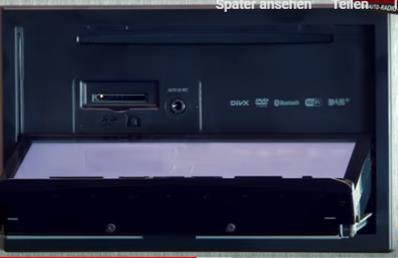 SD-Slot und motorisches Display beim Pioneer AVIC-Z910DAB