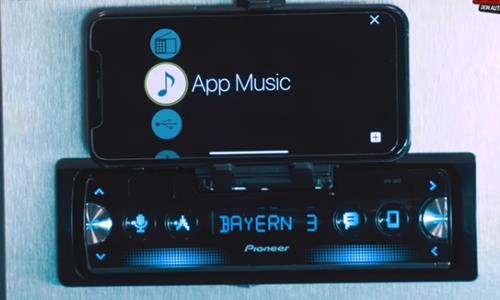 Musicplayer per App bedienen am Pioneer SPH-10BT