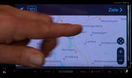 Navigation im Auto mit Apple Carplay