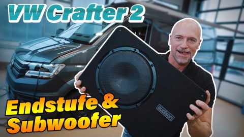 VW Crafter 2 | DSP-Endstufe und Subwoofer einbauen