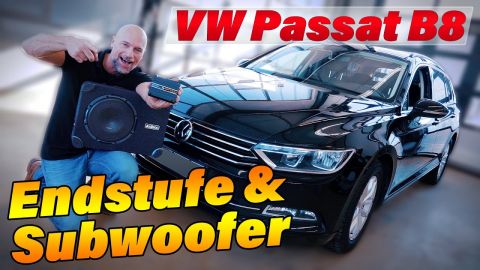 VW Passat B8 | Subwoofer und Endstufe einbauen