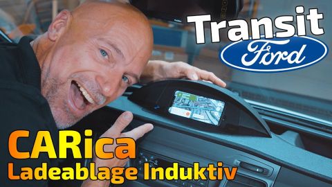 Ford Transit | CARica Induktive Ladeablage | Smartphone kabellos laden