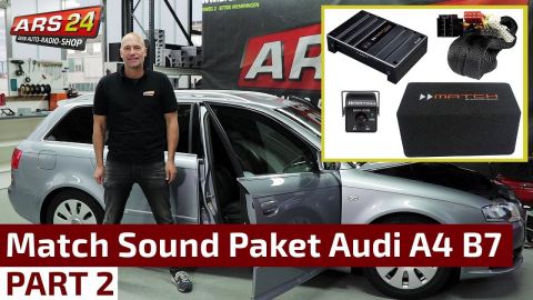 Klangpaket für den Audi A4 B7 einbauen | Match Easy Performance