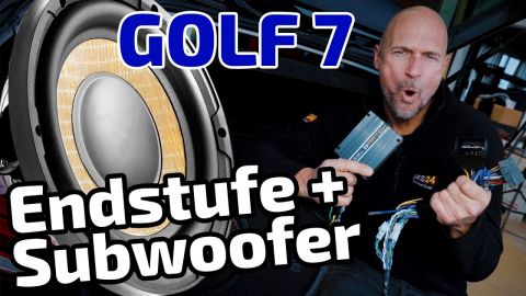 VW Golf 7 - Endstufe & Subwoofer einbauen in 30 Minuten | ARS24