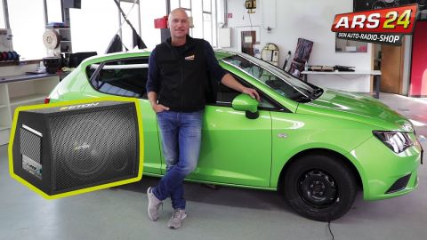 Eton Move 12-400A Aktivwoofer im Seat Ibiza 6J einbauen | DIY | Einbaututorial