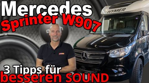 Mercedes Benz W907 / W910 | neue Lautsprecher Plug & Play einbauen