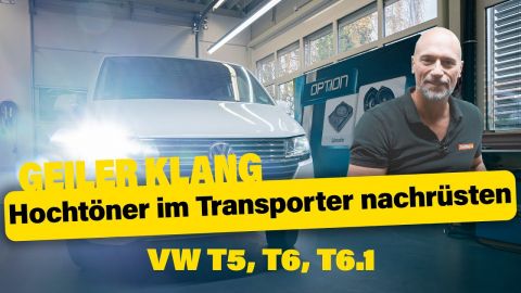 VW T6.1 Hochtöner einbauen