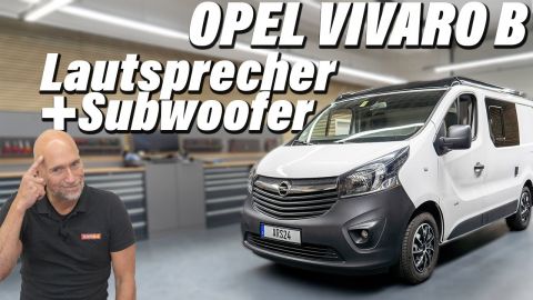 Lautsprecher und Subwoofer im Opel Vivaro B einbauen - Plug & Play