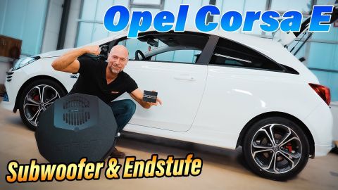 Opel Corsa E Subwoofer nachrüsten