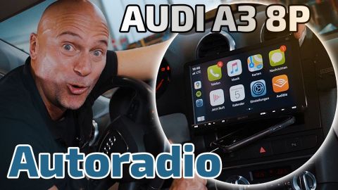 Audi A3 8P | Display einbauen | Sony XAV-AX8050D + Kenwood DMX7017DABS
