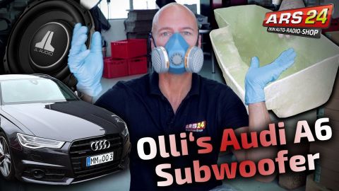 Ollis Audi A6 (4G) | Subwoofer-GFK-Gehäuse anfertigen | Teil 7