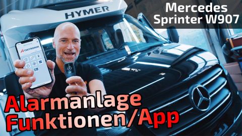 Mercedes Sprinter W907/W910 | Funktionen Thitronik Alarmanlage | Bluetooth App | Gaswarner