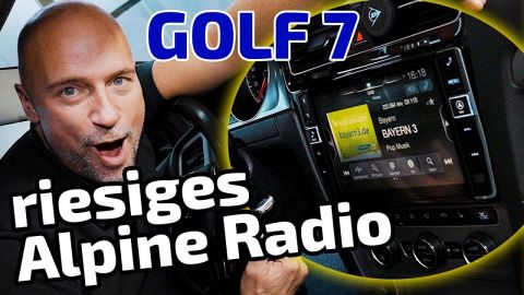 VW Golf 7 | riesiges Autoradio | Alpine X903D-G7