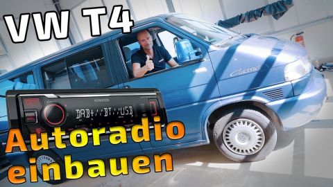 VW T4 Autoradio einbauen | DAB+ im Auto nachrüsten | KMM-BT407DAB