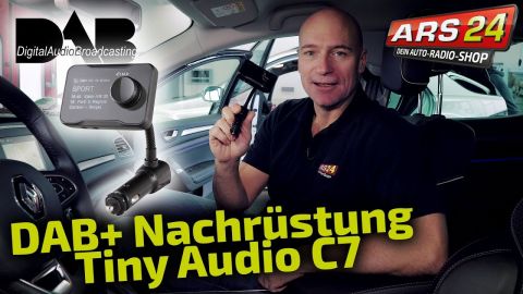 Universelle DAB+ Nachrüstung mit Tiny Audio C7 - Review und Einbauvideo