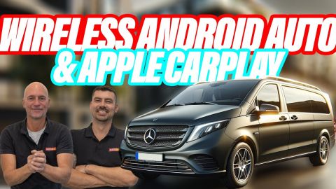 Autoradio mit wireless Apple Carplay und wireless Android Auto im Mercedes Vito W447 einbauen